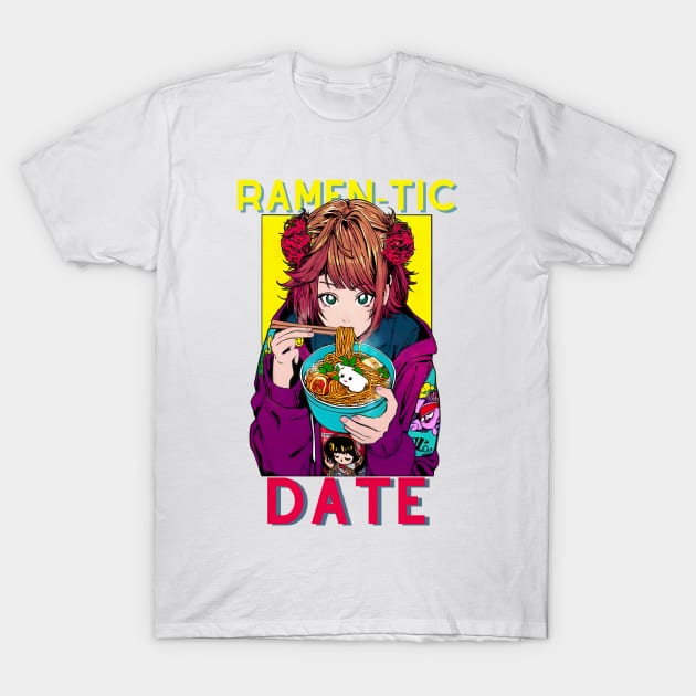 Ramen-tic DATE T-Shirt by Robbot17